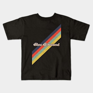 retro vintage color Marc Broussard Kids T-Shirt